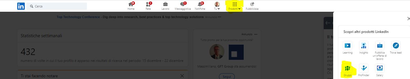 Gruppi LinkedIn